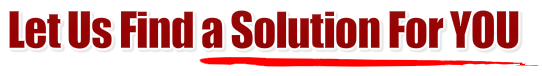 solution-for-you Let us find a solution for you.